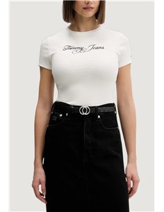 TH CAMISETA TJW SLIM ESS LOGO WHT