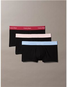 CK Pack de 3 bóxers ajustados de tiro bajo - Icon Cotton Stretch