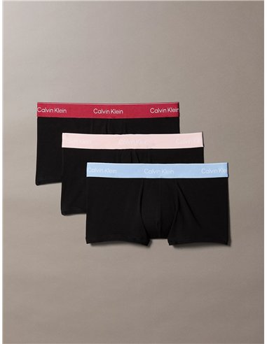 CK Pack de 3 bóxers ajustados de tiro bajo - Icon Cotton Stretch