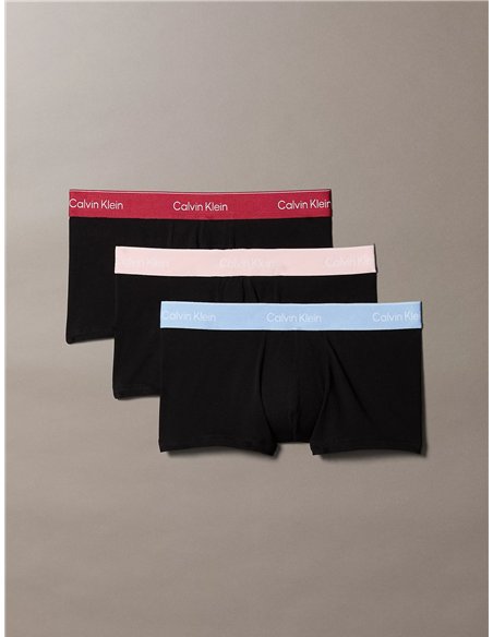 CK Pack de 3 bóxers ajustados de tiro bajo - Icon Cotton Stretch