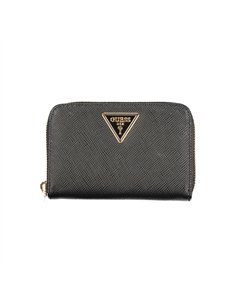 GUESS CARTERA LAUREL II SLG MED ZIP AROUND BLK