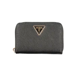 GUESS CARTERA LAUREL II SLG MED ZIP AROUND BLK