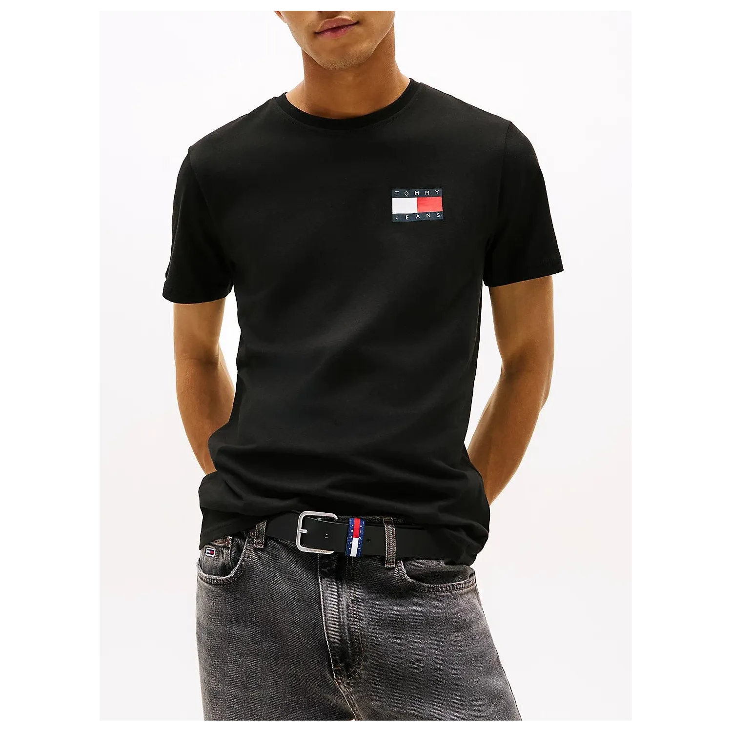 TH Camiseta de corte slim con logo BLK