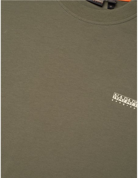 NapapijriS-Small Box SS OLIVE