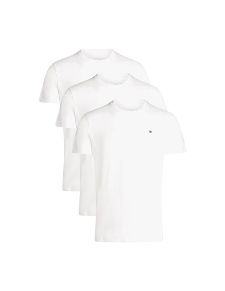 TH Pack 3Pcs camisetas de cuello redondo blanco