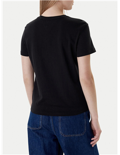 TH Camiseta Essential Negro Regular Fit 2