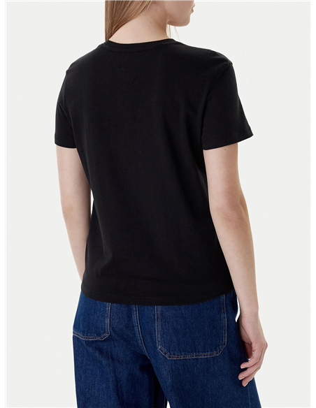 TH Camiseta Essential Negro Regular Fit