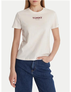TH Camiseta Essential Blanco Regular Fit