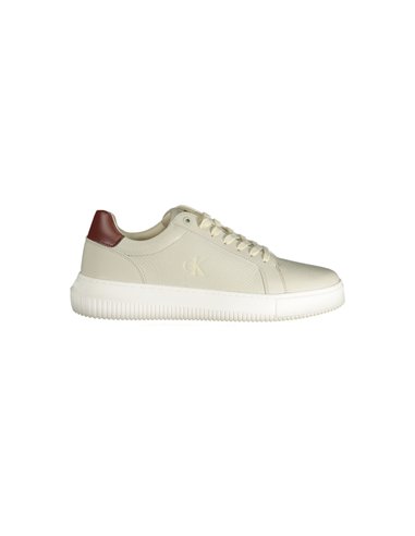 CK Chunky Cupsole Leather Beige