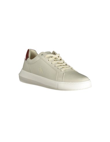 CK Chunky Cupsole Leather Beige