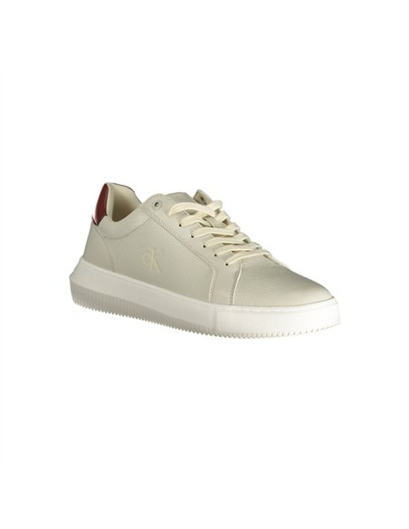 CK Chunky Cupsole Leather Beige