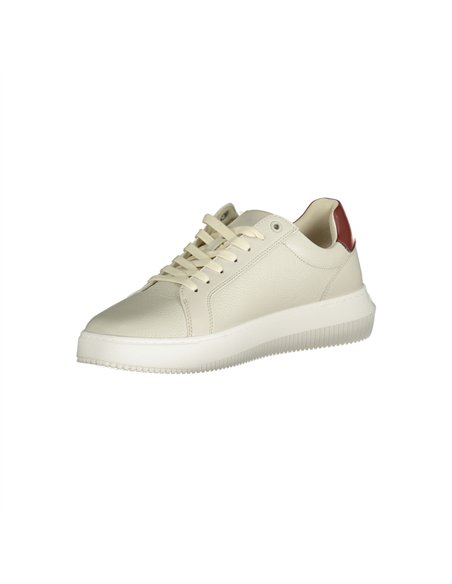 CK Chunky Cupsole Leather Beige