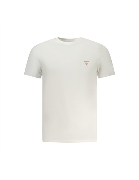 GUESS TSHIRT SMALL LOGO WHT