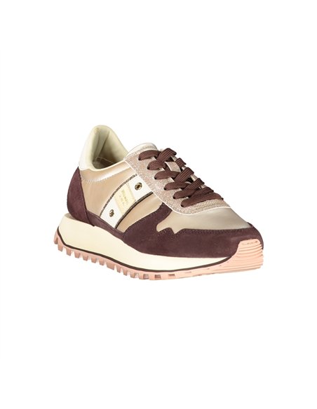 Blauer Beige Damensneaker BEBDXTAU