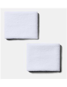 UA Muñequeras Performance 8 cm para hombre - Pack de 2 Wht 2
