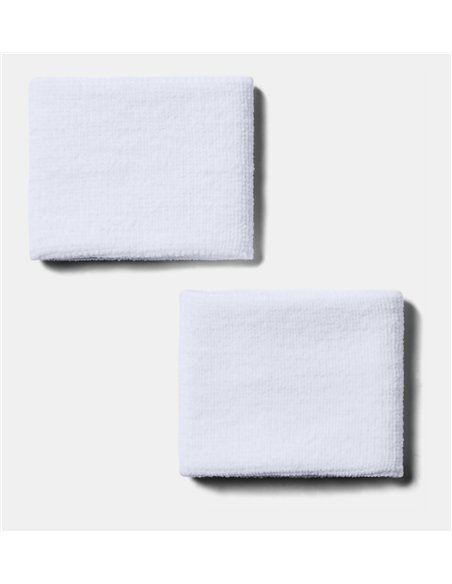 UA Muñequeras Performance 8 cm para hombre - Pack de 2 Wht