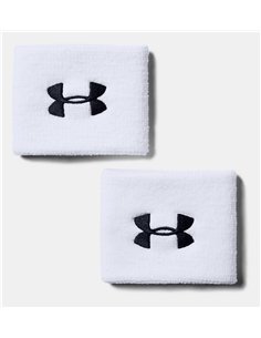 UA Muñequeras Performance 8 cm para hombre - Pack de 2 Wht