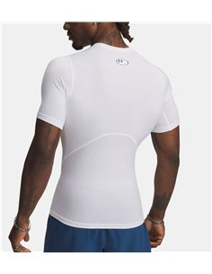 UA Heat Gear Armour Comp Wht 2