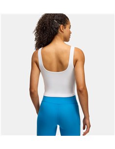 UA Motion Camiseta de tirantes para mujer Wht 2
