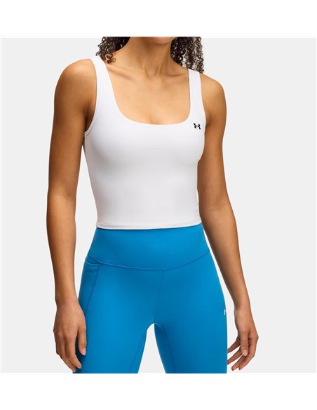 UA Motion Camiseta de tirantes para mujer Wht