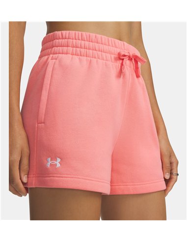 UA Rival Fleece Short Mujer Pnk