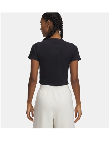 UA Rival Rib Camiseta baby  Blk