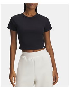 UA Rival Rib Camiseta baby  Blk