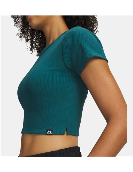 UA Rival Rib Camiseta baby  Grn