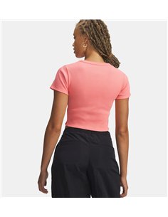 UA Rival Rib Camiseta baby  Pnk 2