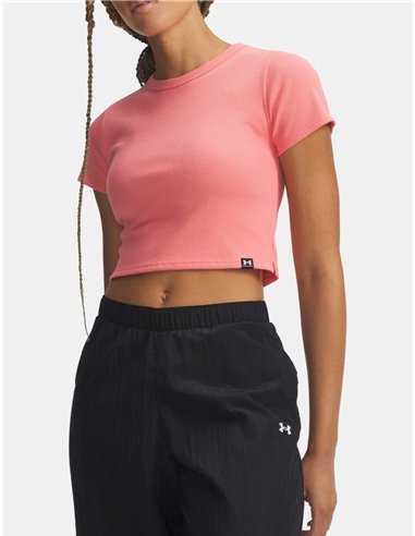 UA Rival Rib Camiseta baby  Pnk