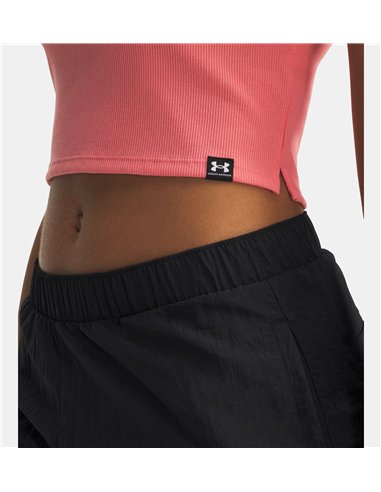 UA Rival Rib Camiseta baby  Pnk