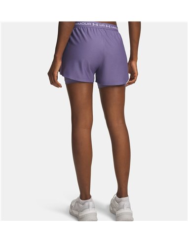 UA Tech Play Up 2in1 Shorts Prpl