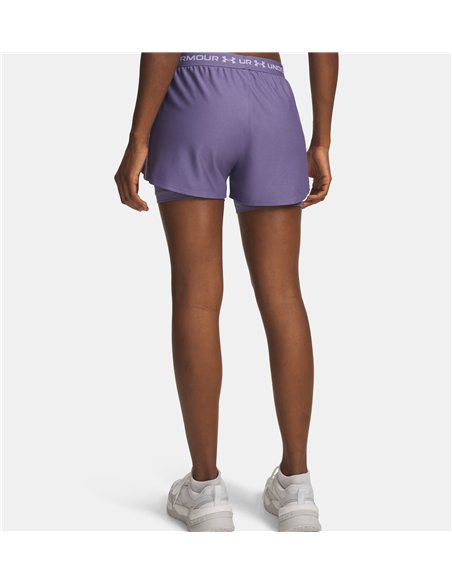 UA Tech Play Up 2in1 Shorts Prpl