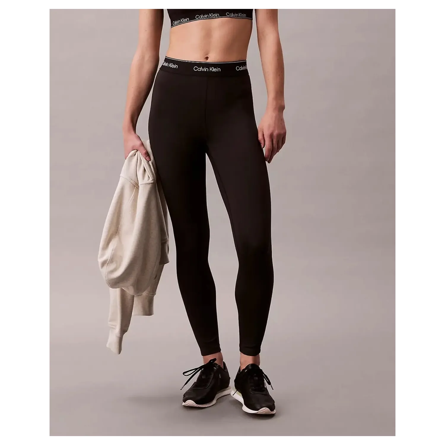 CK Leggings deportivos de 7/8, tiro alto y secado rápido