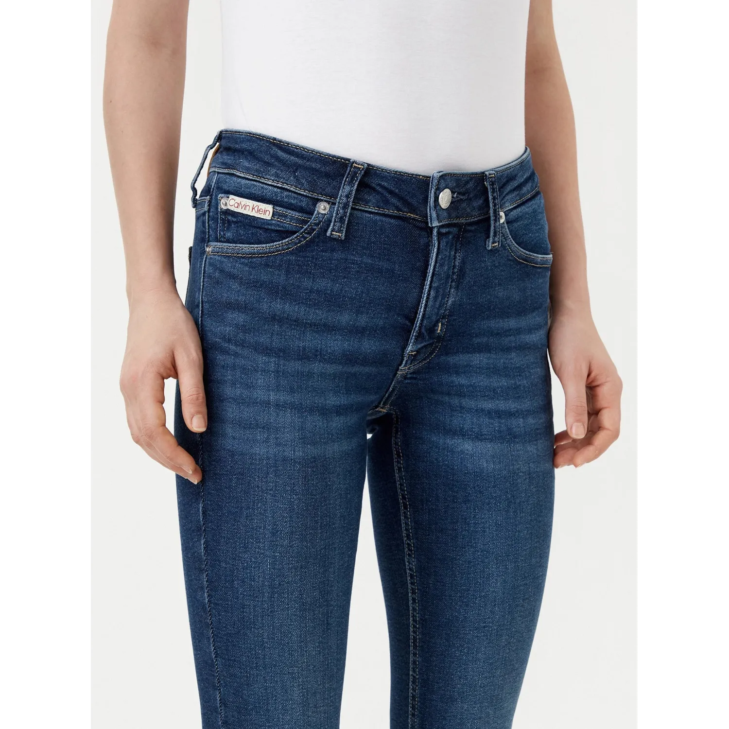 CK JEANS DENIM DONNA BLU