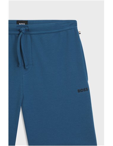 HB Waffle Shorts Open Blue
