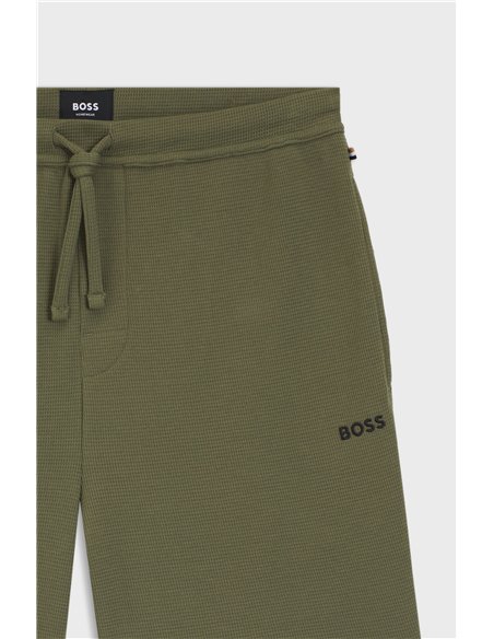 HB Waffle Shorts Open Green