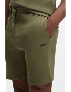 HB Waffle Shorts Open Green