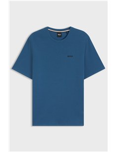 HB Waffle T-Shirt Open Blue