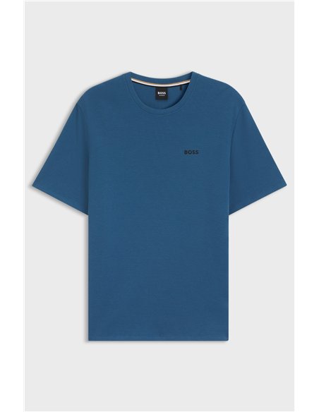 HB Waffle T-Shirt Open Blue