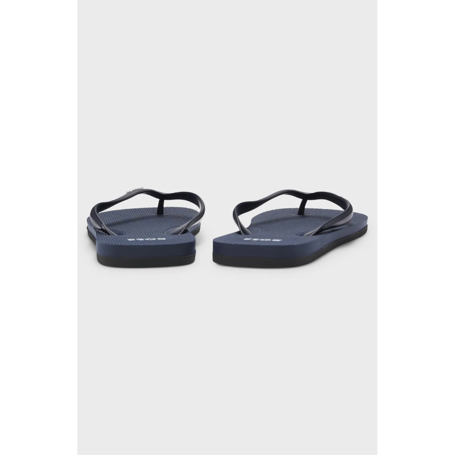 Boss Tracy Chanclas con detalle de logo en contraste Navy