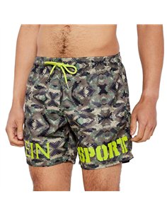 PLEIN SPORT NEW CAMO MEDIUM BOARDSHORT