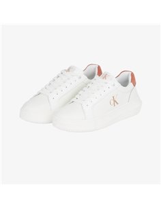 CK Chunky Cupsole Low Laceup LTH ML MUJER