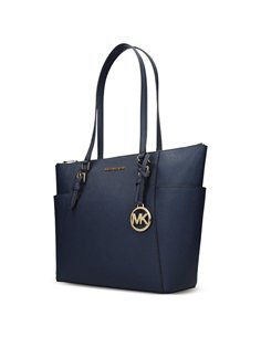 MK CHARLOTTE LG TZ TOTE BLEU MARINE 2