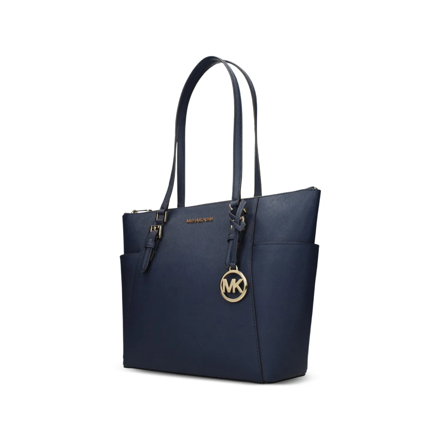 MK CHARLOTTE LG TZ TOTE BLEU MARINE