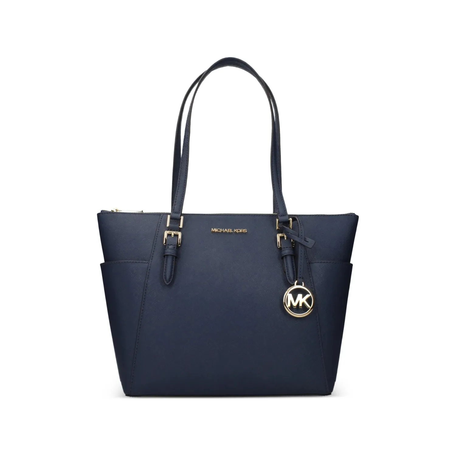 MK CHARLOTTE LG TZ TOTE BLEU MARINE