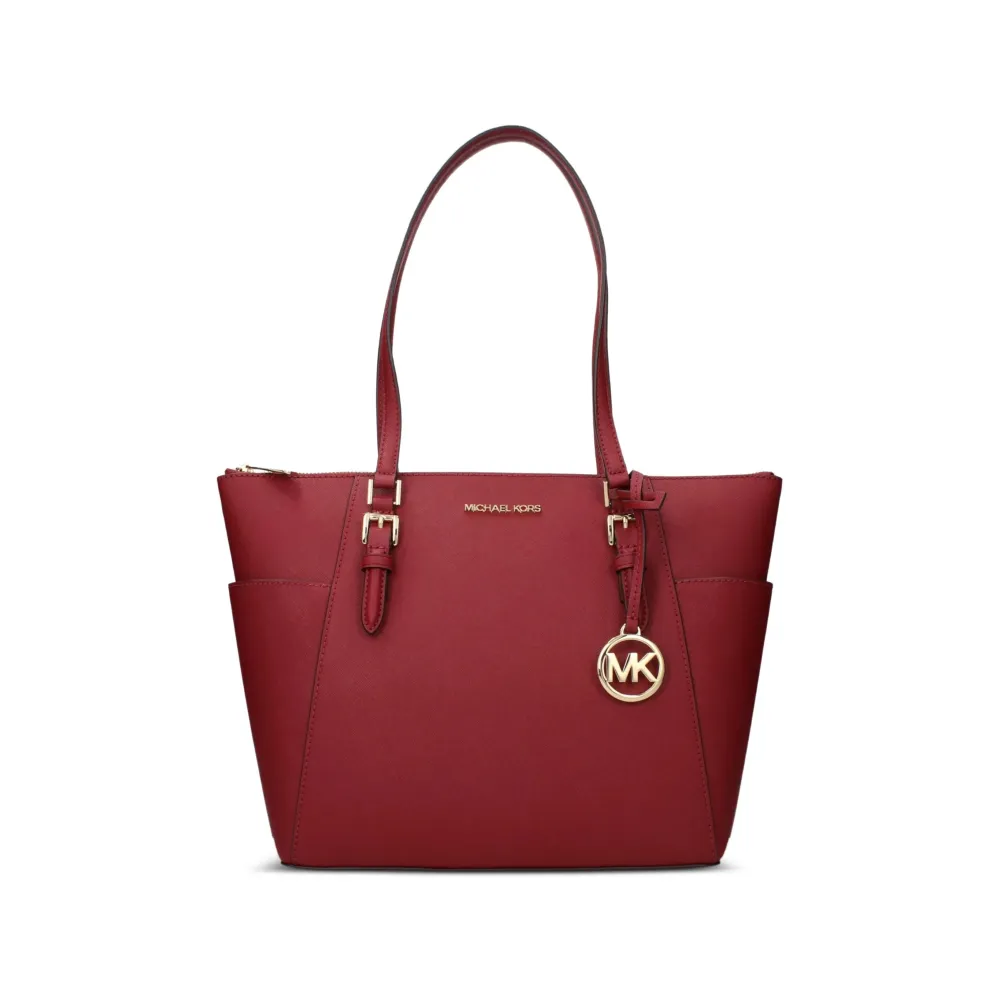 MK CHARLOTTE LG TZ TOTE CHERRY