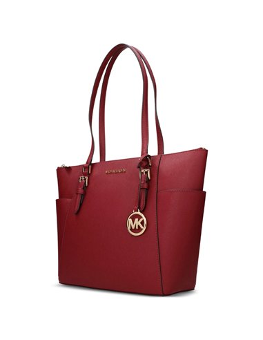 MK CHARLOTTE LG TZ TOTE CHERRY
