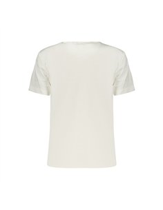 CK TSHIRT MID LOGO WOMAN WHT 2