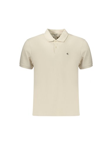 CK Polo clásico de piqué de algodón Beige